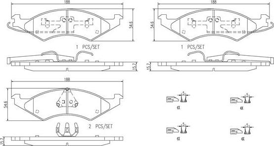 Brembo P24093N - Brake Pad Set, disc brake car-mod.net