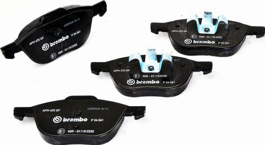 Brembo P 24 061 - Brake Pad Set, disc brake car-mod.net
