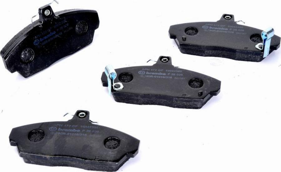 Brembo P 28 020 - Brake Pad Set, disc brake car-mod.net