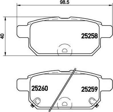 Brembo P 79 029 - Brake Pad Set, disc brake car-mod.net