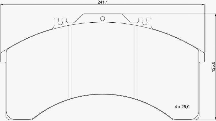 Brembo P A6 033 - Brake Pad Set, disc brake car-mod.net