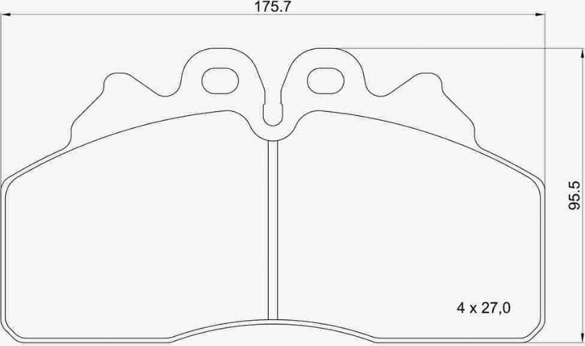 Brembo P A6 032 - Brake Pad Set, disc brake car-mod.net