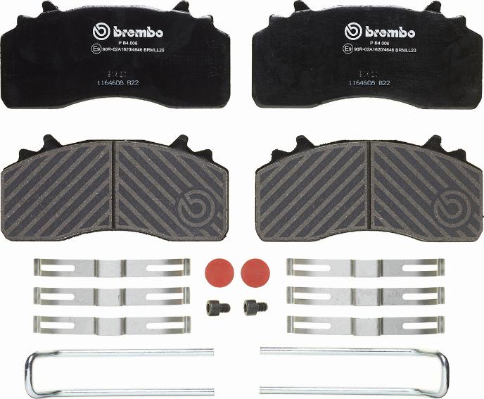 Brembo P B4 006 - Brake Pad Set, disc brake car-mod.net