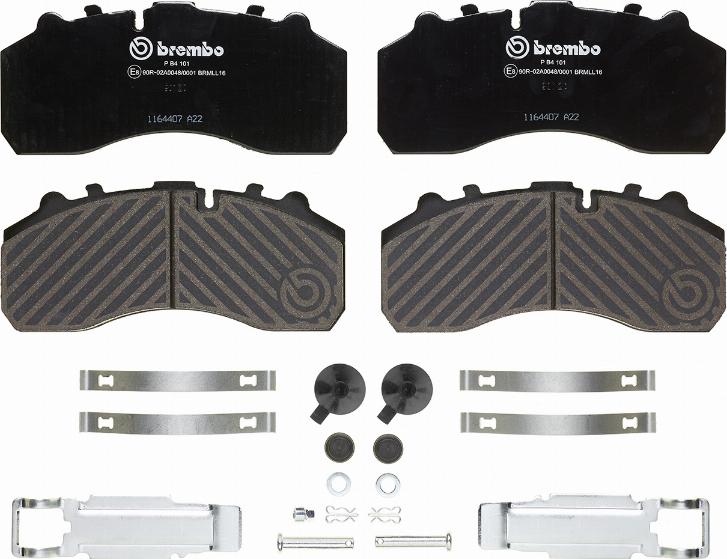 Brembo P B4 101 - Brake Pad Set, disc brake car-mod.net
