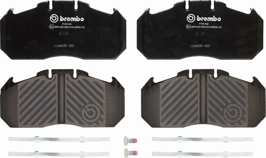 Brembo P B3 002 - Brake Pad Set, disc brake car-mod.net