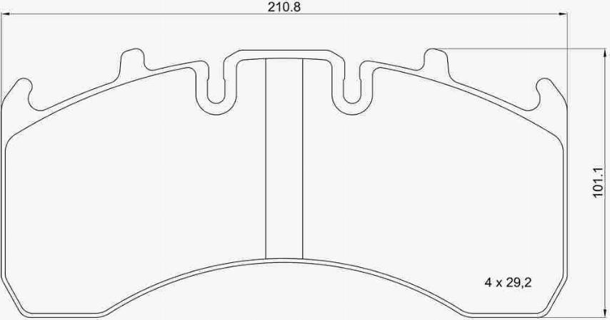 Brembo P C7 003 - Brake Pad Set, disc brake car-mod.net