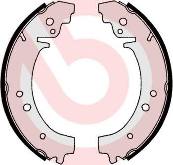 Brembo S 41 501 - Drum Brake Shoe Set car-mod.net