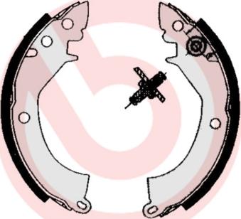 Brembo S 54 501 - Drum Brake Shoe Set car-mod.net