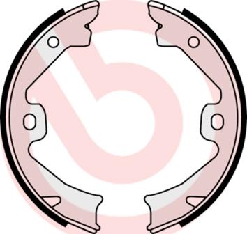 Brembo S 52 509 - Brake Shoe Set, parking brake car-mod.net