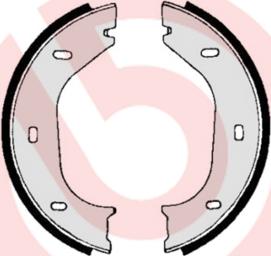 Brembo S 06 505 - Brake Shoe Set, parking brake car-mod.net