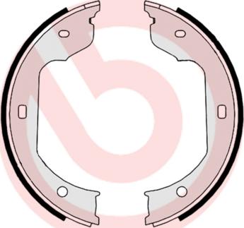 Brembo S 06 511 - Brake Shoe Set, parking brake car-mod.net