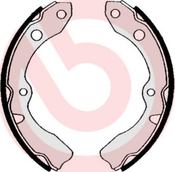 Brembo S 16 505 - Drum Brake Shoe Set car-mod.net