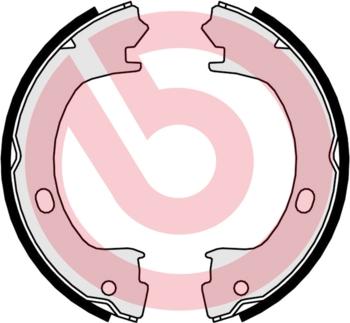 Brembo S 11 510 - Brake Shoe Set, parking brake car-mod.net