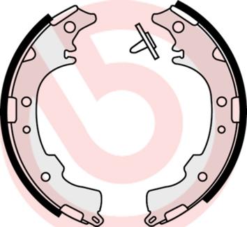 Brembo S 83 540 - Drum Brake Shoe Set car-mod.net