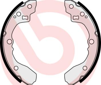 Brembo S 30 513 - Drum Brake Shoe Set car-mod.net