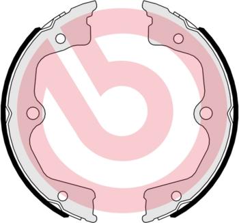 Brembo S 28 518 - Brake Shoe Set, parking brake car-mod.net