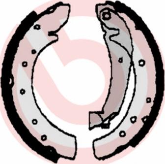 Brembo S 23 516 - Drum Brake Shoe Set car-mod.net