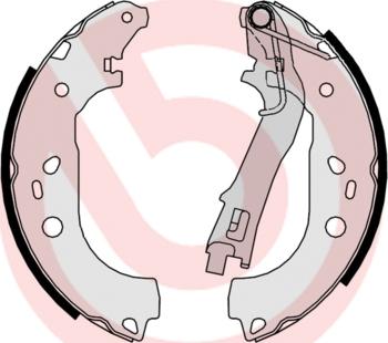 Brembo S 23 533 - Drum Brake Shoe Set car-mod.net