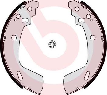 Brembo S 79 527 - Drum Brake Shoe Set car-mod.net
