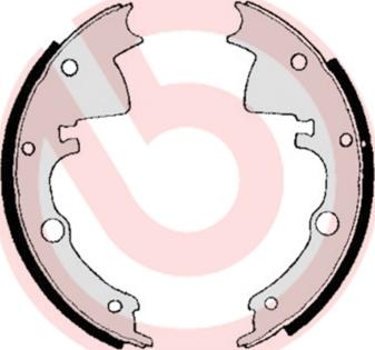 Brembo S A6 503 - Drum Brake Shoe Set car-mod.net
