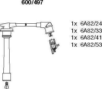 Bremi 600/497 - Ignition Cable Kit car-mod.net