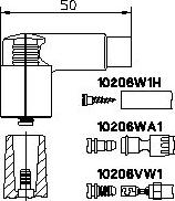 Bremi 10206VW1 - Plug, distributor car-mod.net