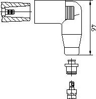 Bremi 13552A1 - Plug, coil car-mod.net