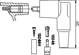 Bremi 13248 - Plug, coil car-mod.net