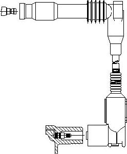 Bremi 3A46E57 - Ignition Cable car-mod.net