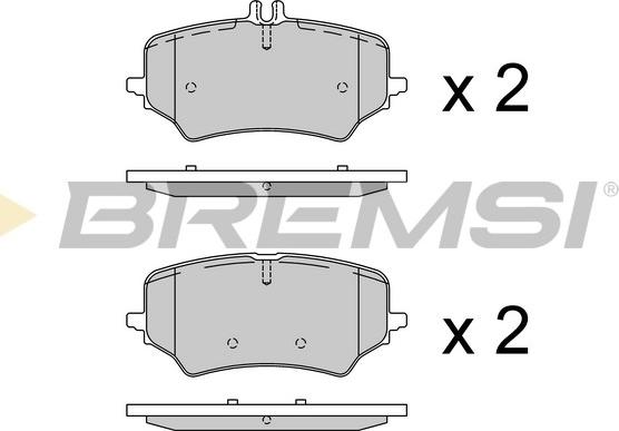 Bremsi BP3970 - Brake Pad Set, disc brake car-mod.net