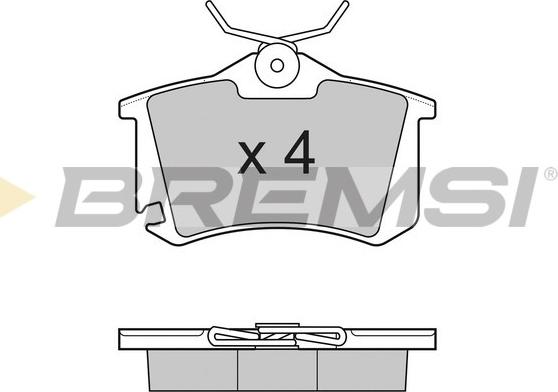 Bremsi BP3175 - Brake Pad Set, disc brake car-mod.net