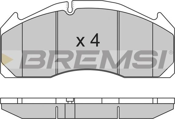 Bremsi BP7317 - Brake Pad Set, disc brake car-mod.net