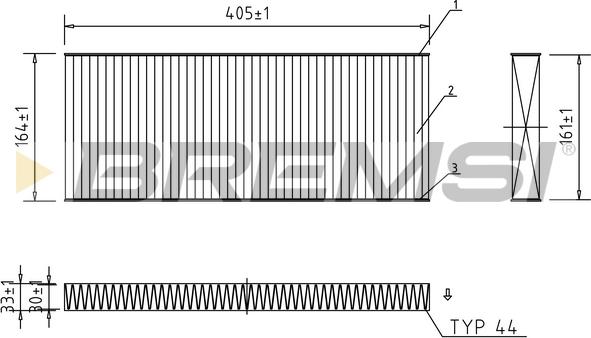 Bremsi FC0984C - Filter, interior air car-mod.net