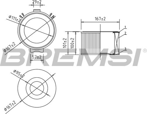 Bremsi FC0983 - Filter, interior air car-mod.net
