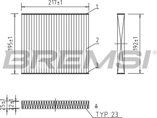 Bremsi FC0441C - Filter, interior air car-mod.net