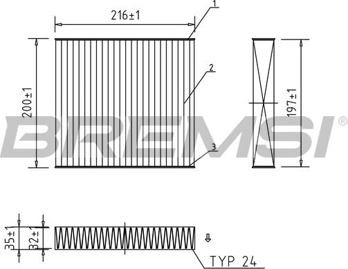 Bremsi FC0078A - Filter, interior air car-mod.net