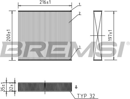 Bremsi FC0078 - Filter, interior air car-mod.net
