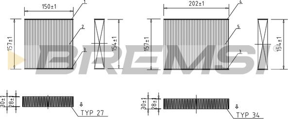 Bremsi FC0166 - Filter, interior air car-mod.net