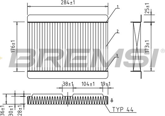 Bremsi FC0185 - Filter, interior air car-mod.net