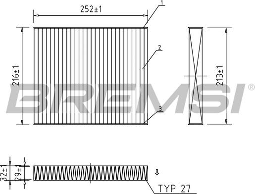Bremsi FC0183A - Filter, interior air car-mod.net