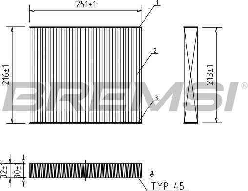 Bremsi FC0183 - Filter, interior air car-mod.net