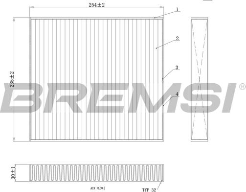 Bremsi FC0177C - Filter, interior air car-mod.net