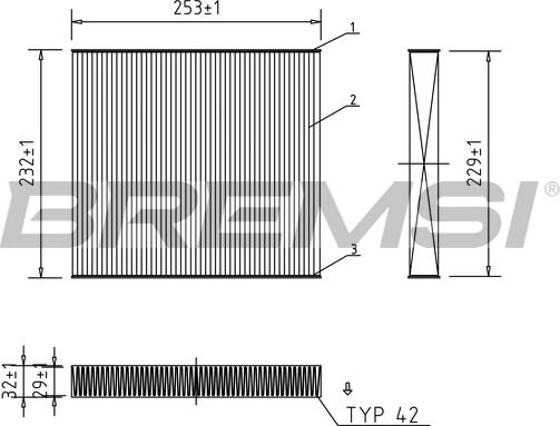 Bremsi FC0177 - Filter, interior air car-mod.net