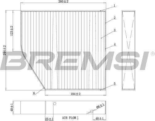 Bremsi FC0875C - Filter, interior air car-mod.net