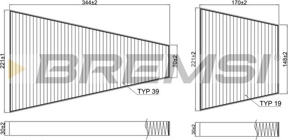 Bremsi FC2573C - Filter, interior air car-mod.net