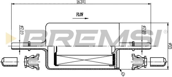Bremsi FE0846 - Fuel filter car-mod.net