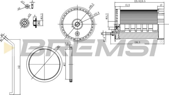 Bremsi FE0803 - Fuel filter car-mod.net