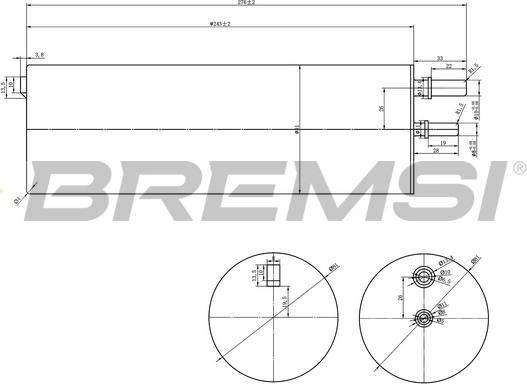 Bremsi FE0821 - Fuel filter car-mod.net