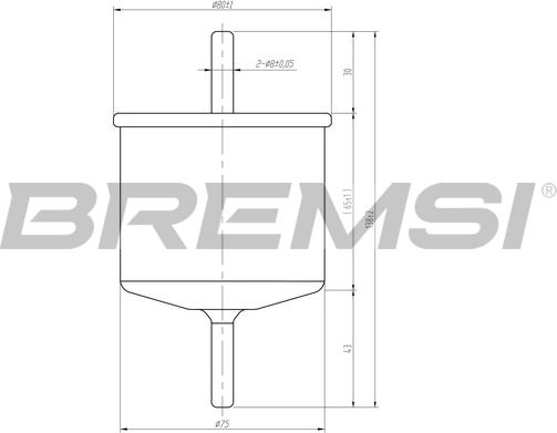Bremsi FE0399 - Fuel filter car-mod.net