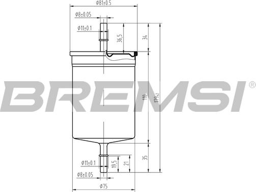Bremsi FE0394 - Fuel filter car-mod.net